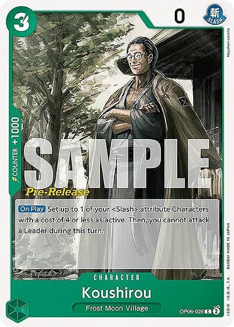 Koushirou Card Front