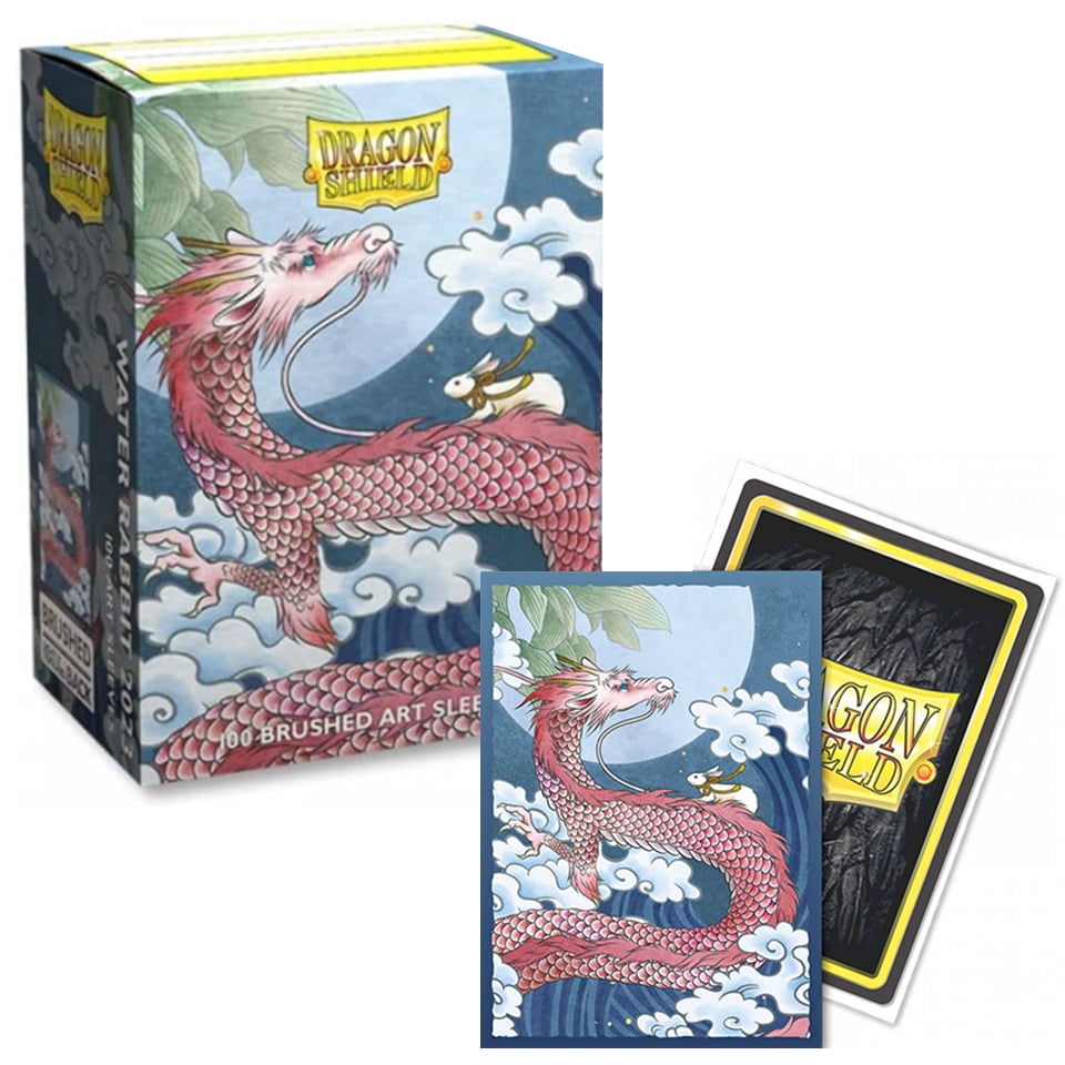 100 Dragon Shield Sleeves - Brushed Water Rabbit 2023