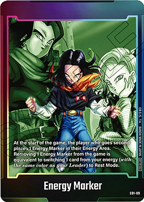 "Android 17 & 18" Energy Marker Card Front