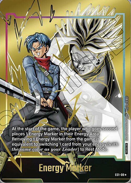 "Trunks" Energy Marker Card Front