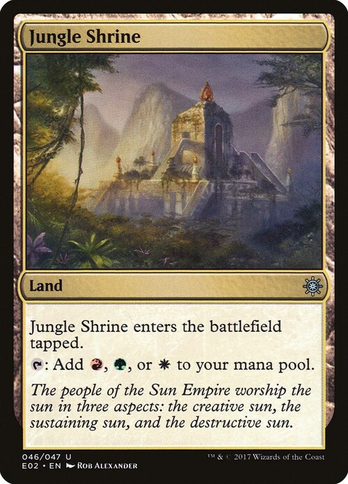 Jungle Shrine Card Front