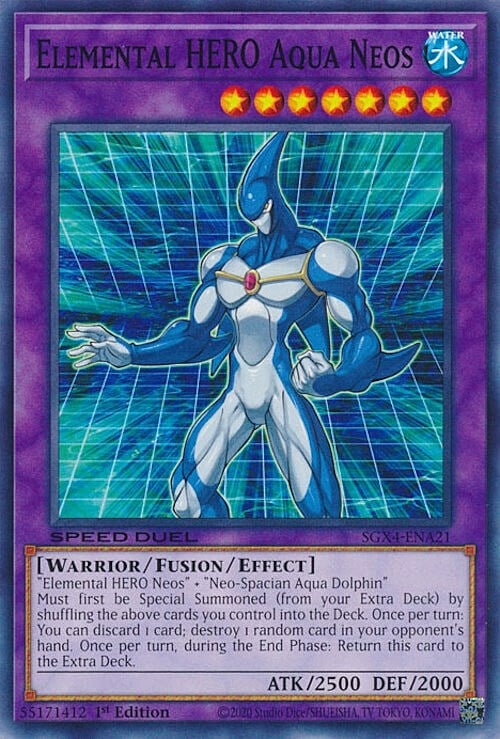 Elemental HERO Aqua Neos Card Front