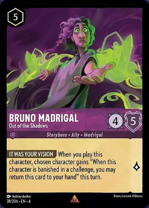 Bruno Madrigal - Out of the Shadows Card Front