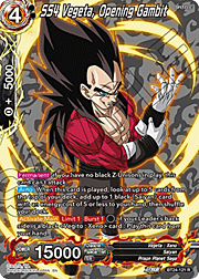 SS4 Vegeta, Opening Gambit