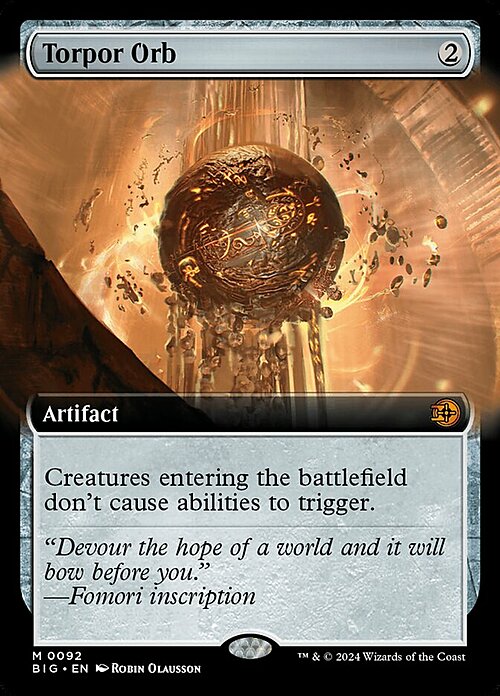 Torpor Orb Card Front