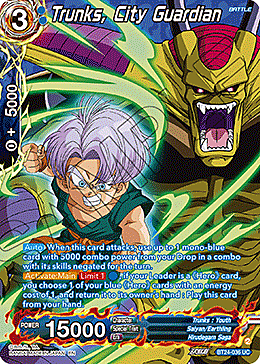 Trunks, City Guardian Card Front