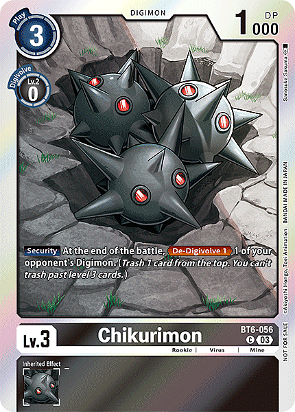 Chikurimon Card Front