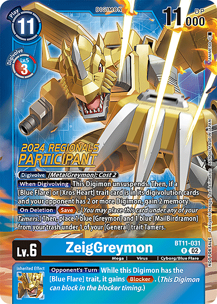 ZeigGreymon Card Front