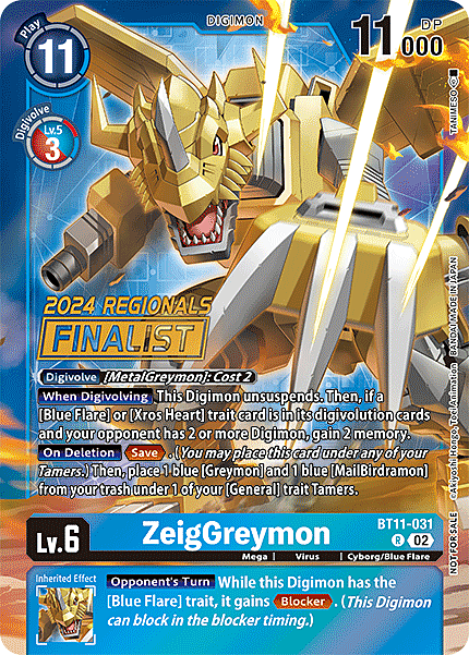 ZeigGreymon Card Front