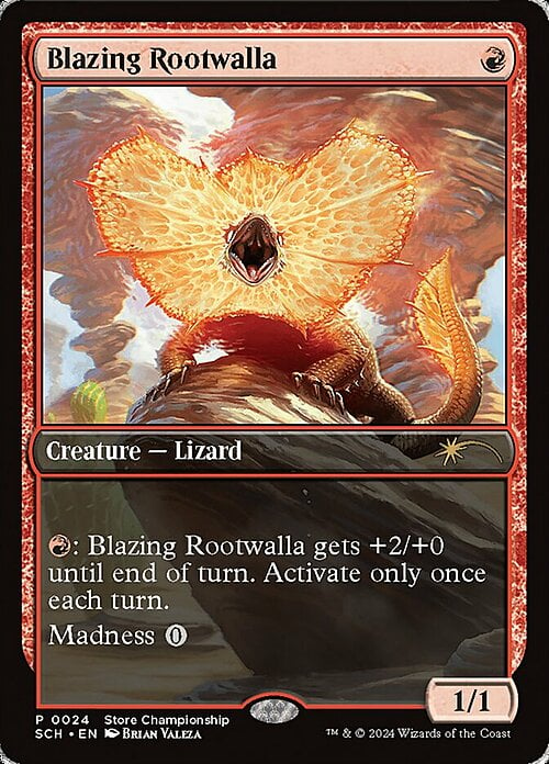 Blazing Rootwalla Card Front