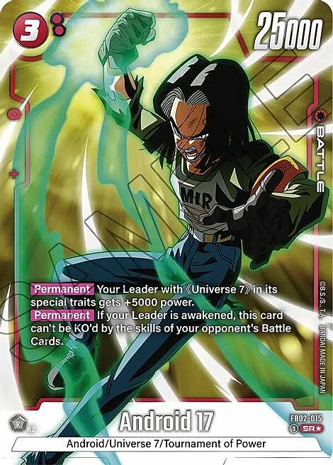 Android 17 Card Front