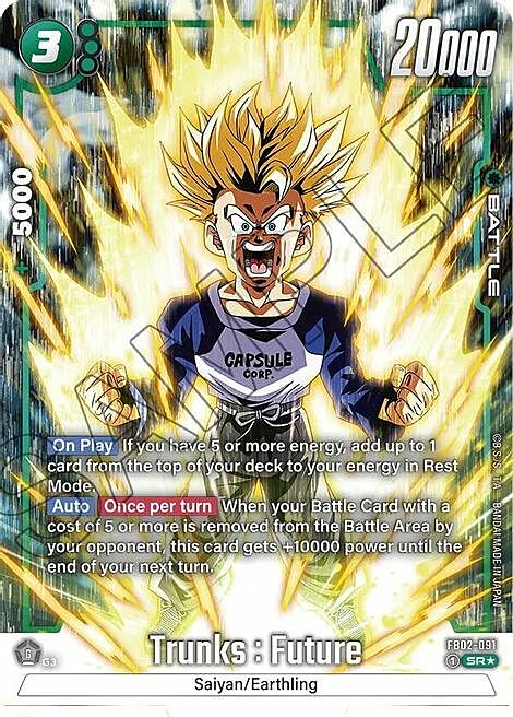 Trunks : Future Card Front