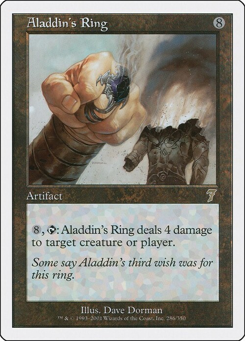 Aladdin's Ring Card Front