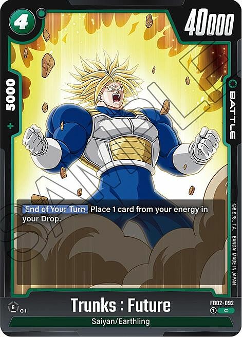 Trunks : Future Card Front