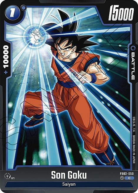 Son Goku Card Front