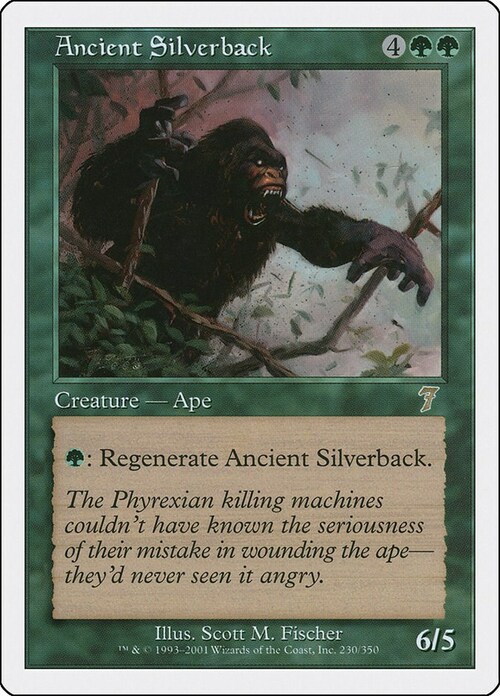 Ancient Silverback Card Front