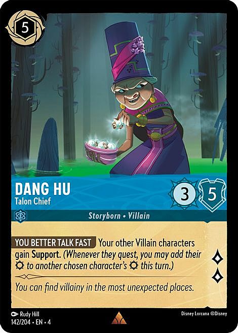 Dang Hu - Talon Chief Card Front