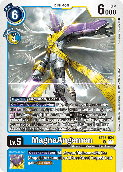MagnaAngemon Card Front