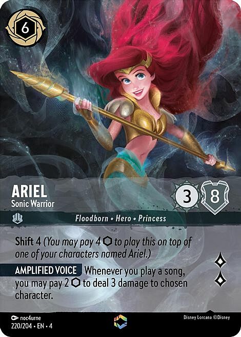 Ariel - Sonic Warrior Card Front