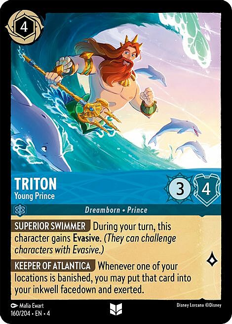 Triton - Young Prince Card Front