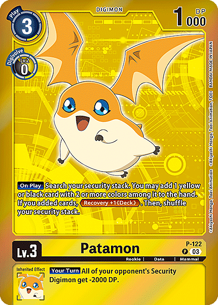 Patamon Card Front