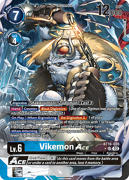 Vikemon Ace Card Front