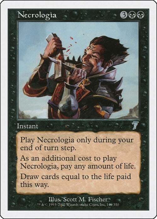 Necrologia Card Front