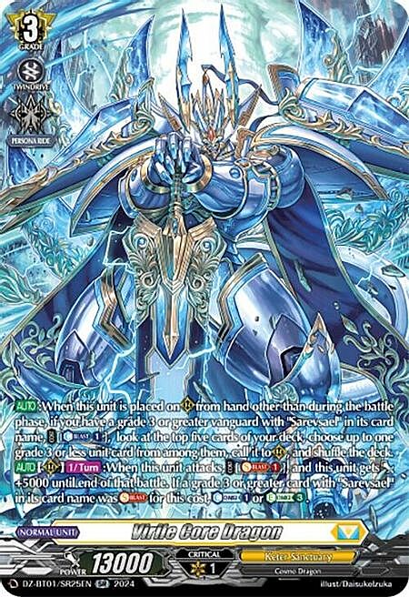 Virile Core Dragon Card Front