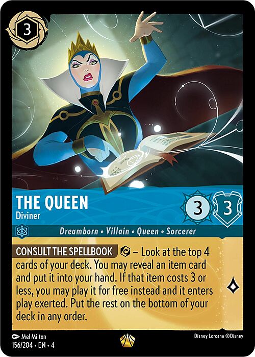 The Queen - Diviner Card Front