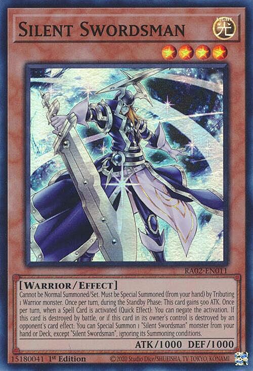 Silent Swordsman Card Front