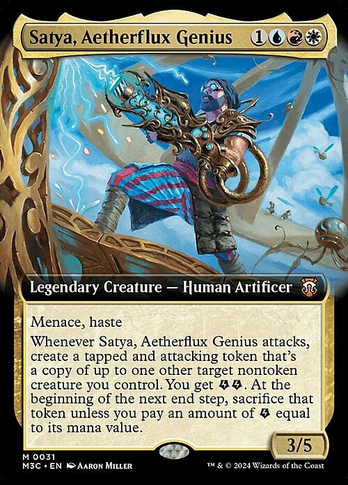 Satya, Aetherflux Genius Card Front