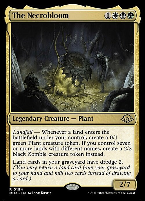 The Necrobloom Card Front