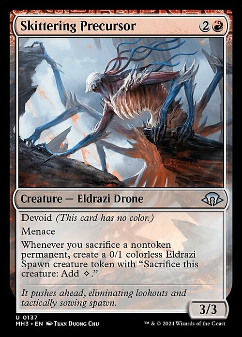 Skittering Precursor Card Front