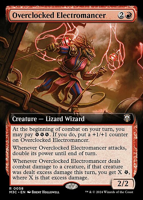 Overclocked Electromancer Card Front