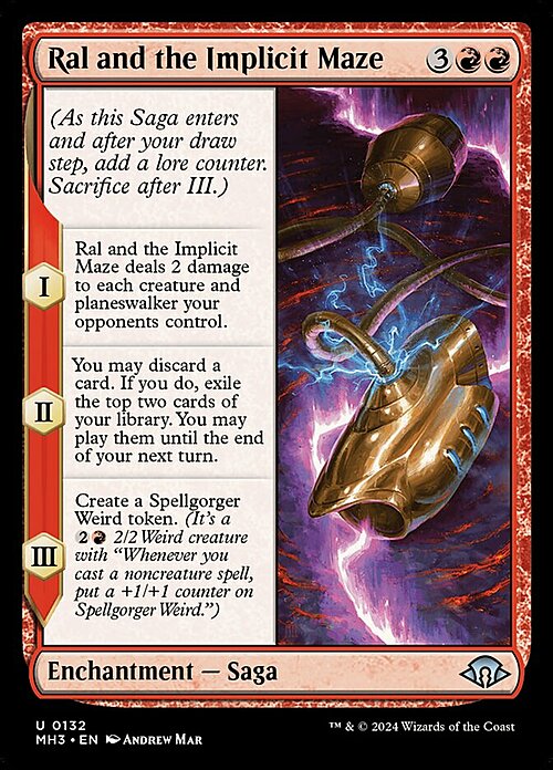 Ral and the Implicit Maze Card Front