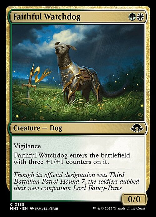 Faithful Watchdog Card Front