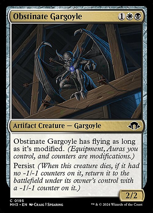 Obstinate Gargoyle Card Front