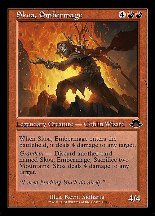 Skoa, Embermage Card Front