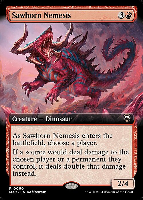 Sawhorn Nemesis Card Front