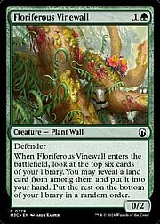 Floriferous Vinewall