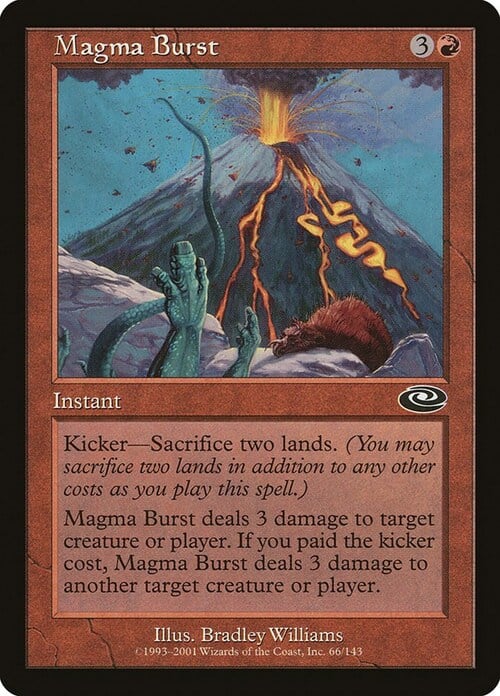 Magma Burst Card Front