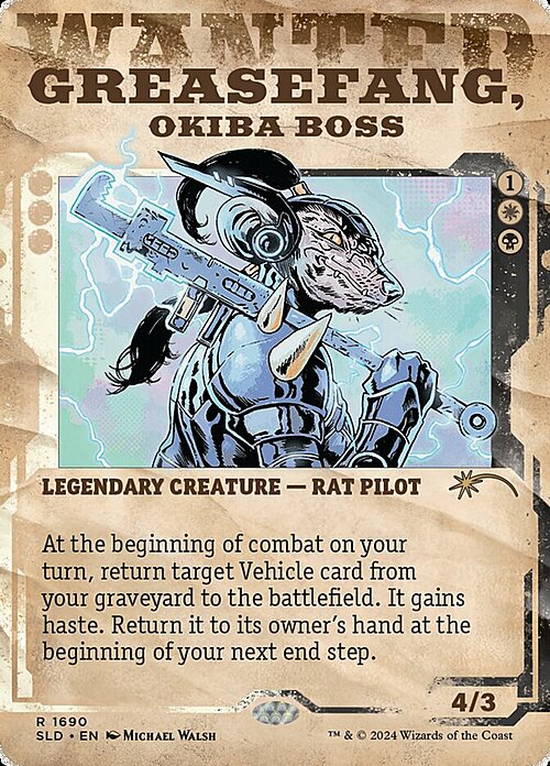 Greasefang, Okiba Boss Card Front