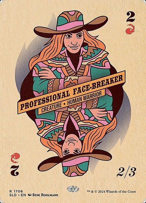 Professional Face-Breaker Card Front