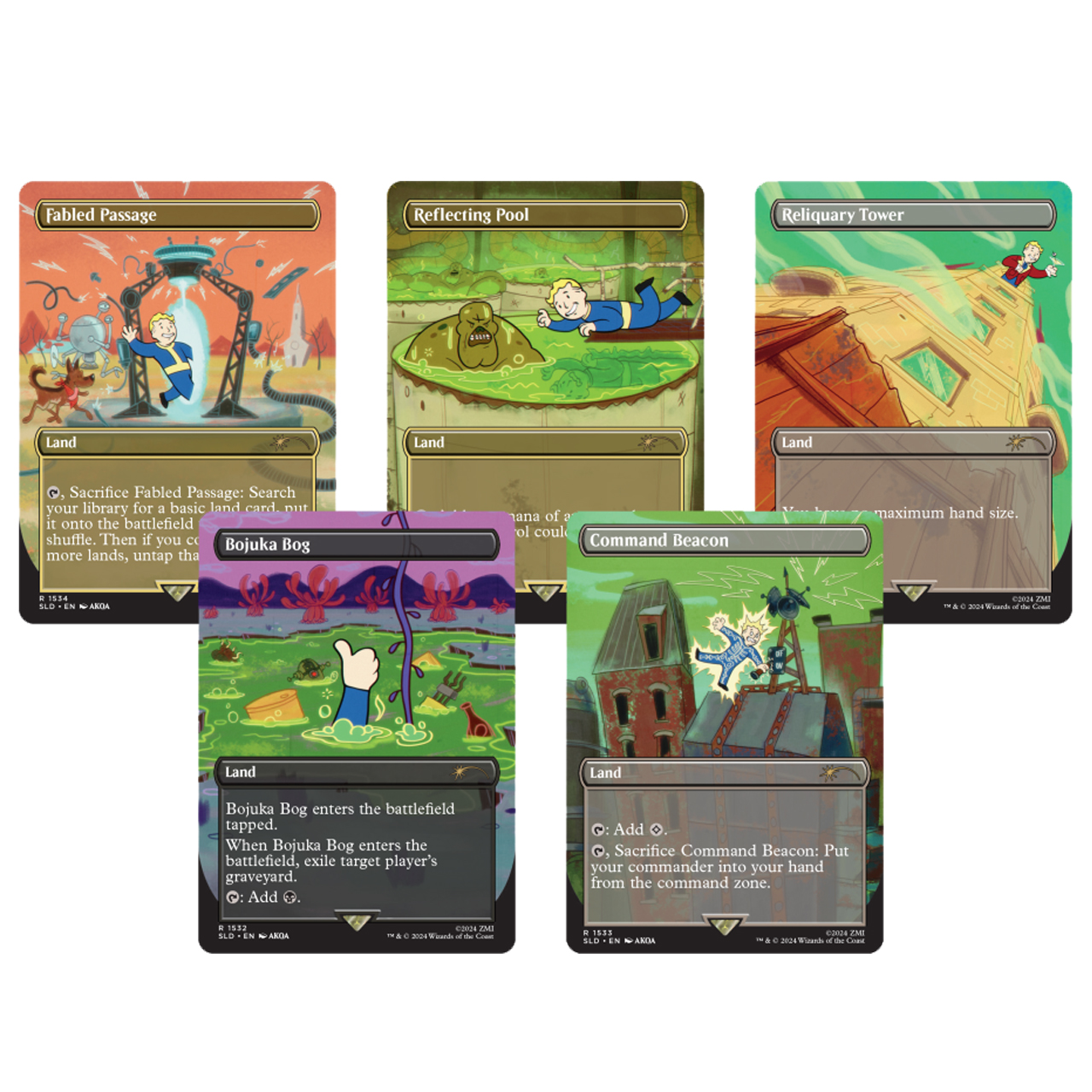 Set speciale di Secret Lair Drop Series: Equinox Superdrop 2024: Secret Lair x Fallout: Points of Interest