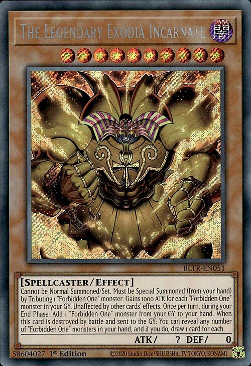 The Legendary Exodia Incarnate Card Front