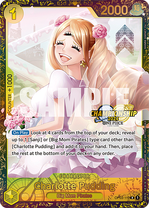 Charlotte Pudding Card Front