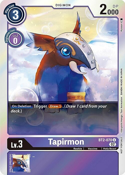 Tapirmon Card Front