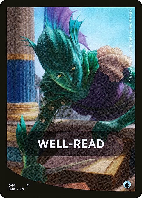 Theme Card: Well-Read Card Front