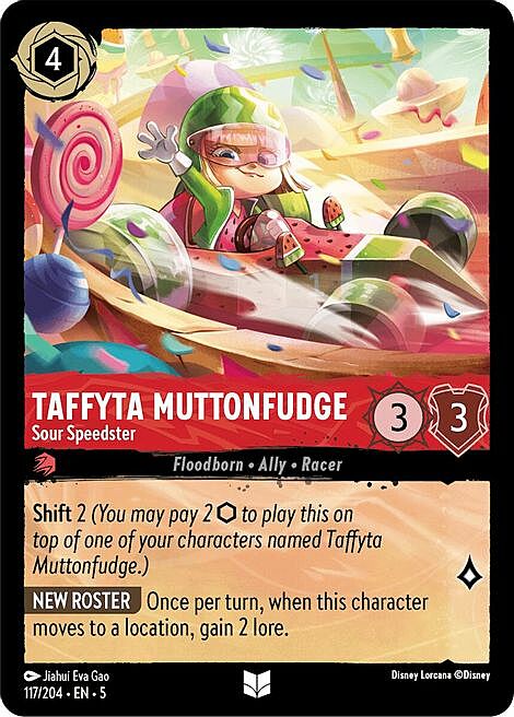 Taffyta Muttonfudge - Sour Speedster Card Front