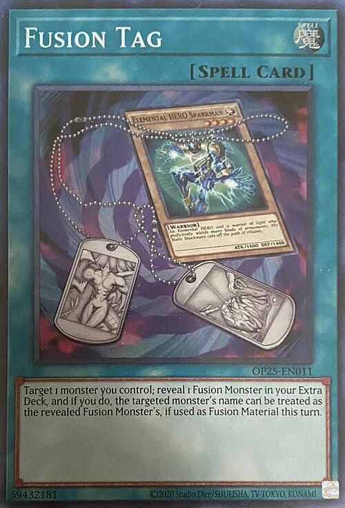 Fusion Tag Card Front